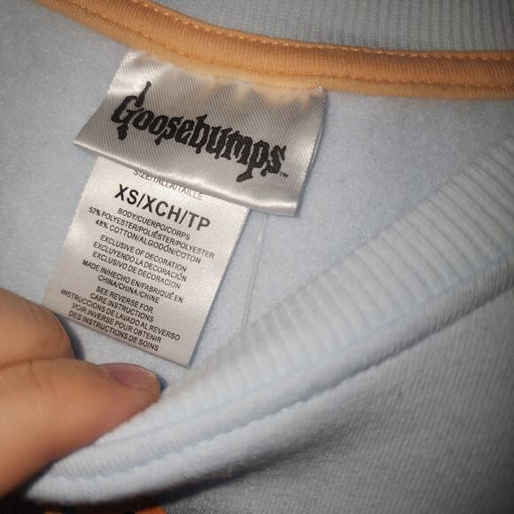 Goosebump Jack-O-Lantern sweatshirt women's XS - Picture 6 of 7